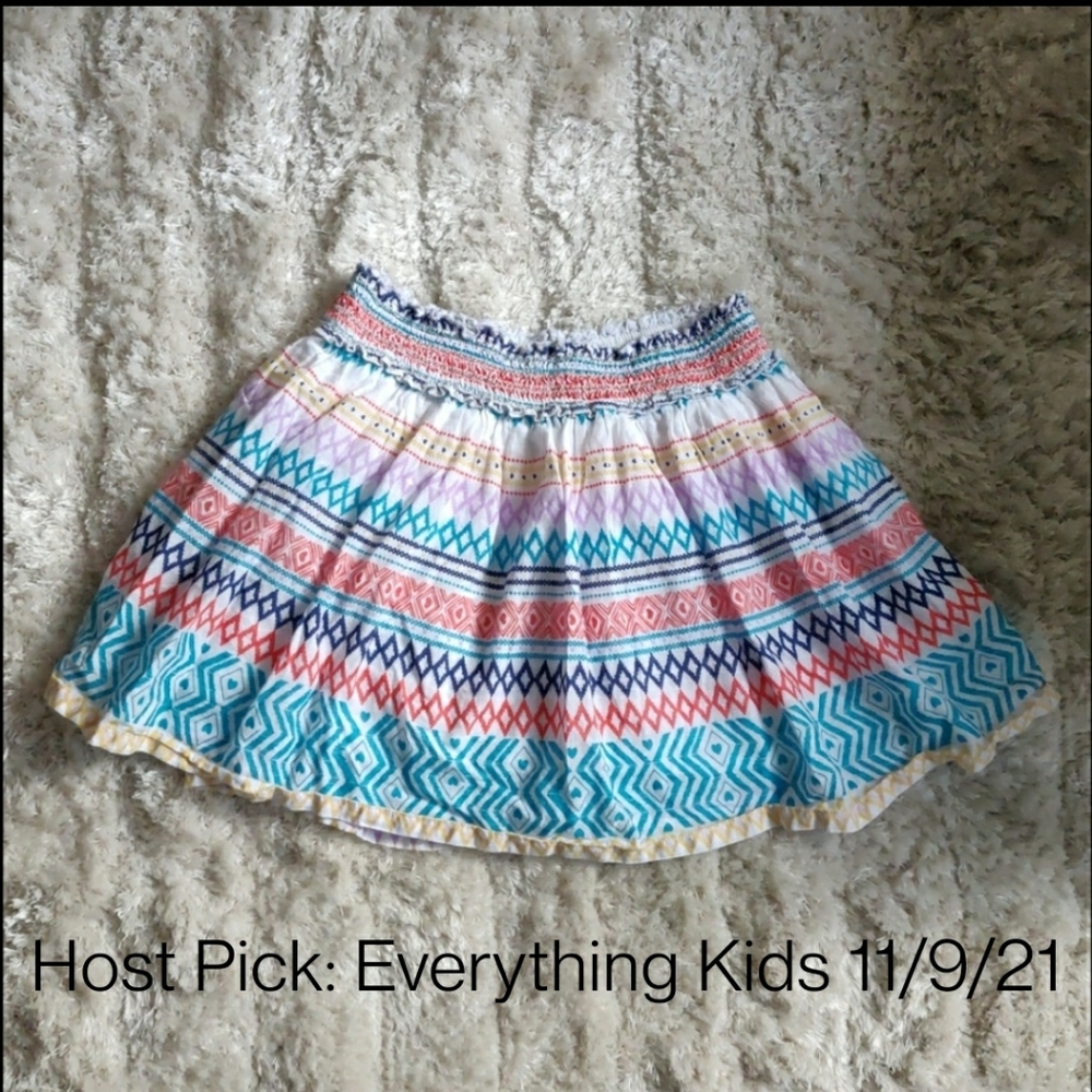 🎉HP🎉 EUC Southwest pattern girl's skirt